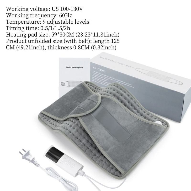 Cozy Electric Heating Pad Blanket For Back Neck And Shoulder Pain Relief 7