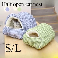 cozy foldable winter pet sleep bed