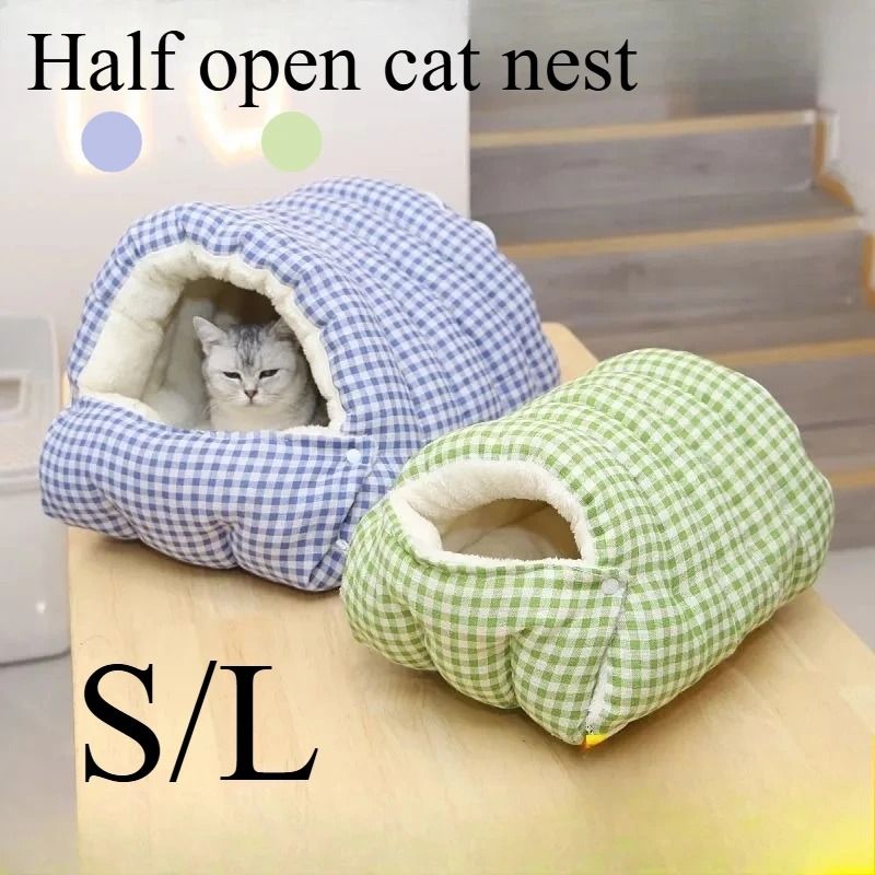 Cozy Foldable Winter Pet Sleep Bed 0
