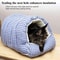 Cozy Foldable Winter Pet Sleep Bed 1