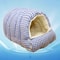 Cozy Foldable Winter Pet Sleep Bed 2