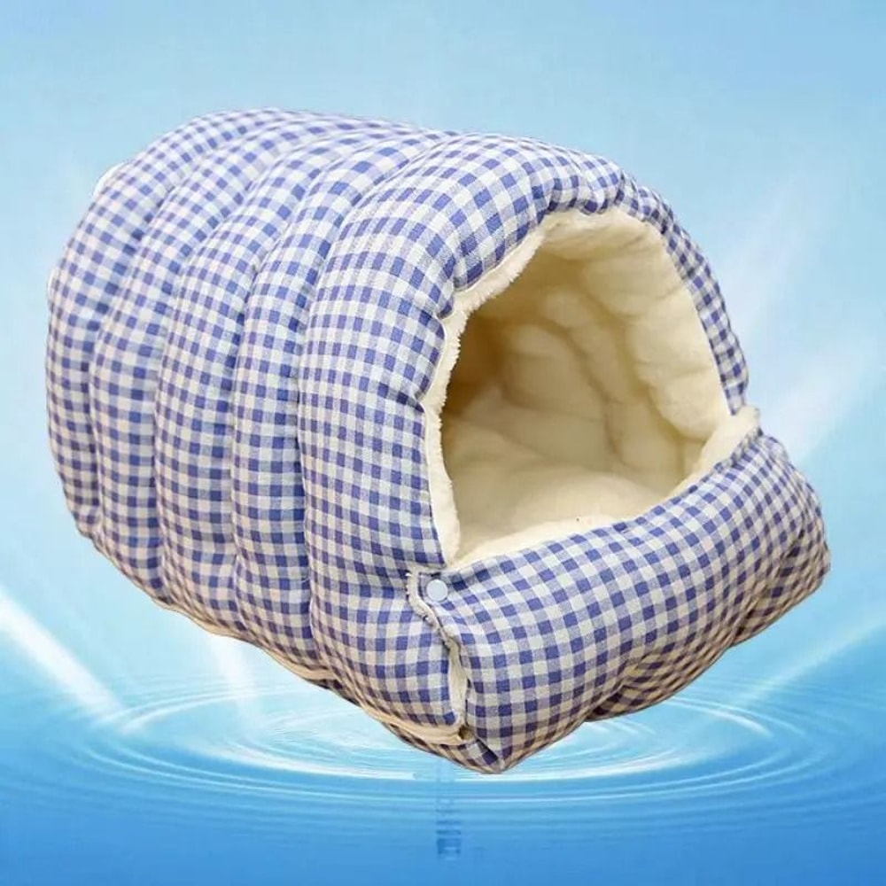 Cozy Foldable Winter Pet Sleep Bed 7