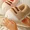 Winter Warm Cat Paw Plush Slippers 1
