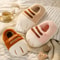 Winter Warm Cat Paw Plush Slippers 2