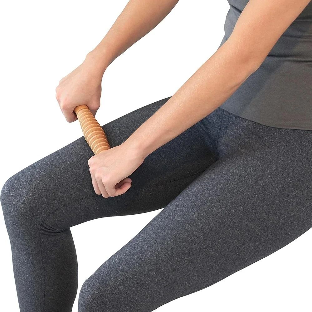 Natural Wooden Body And Foot Roller Massager 3