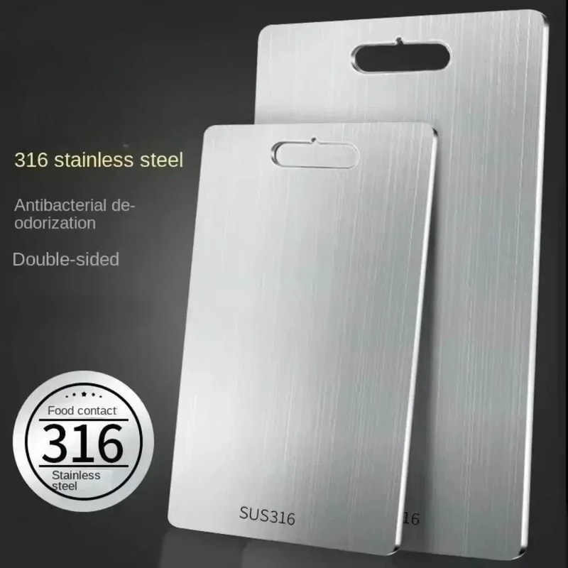 Thickened Stainless Steel Professional Cutting Board 2