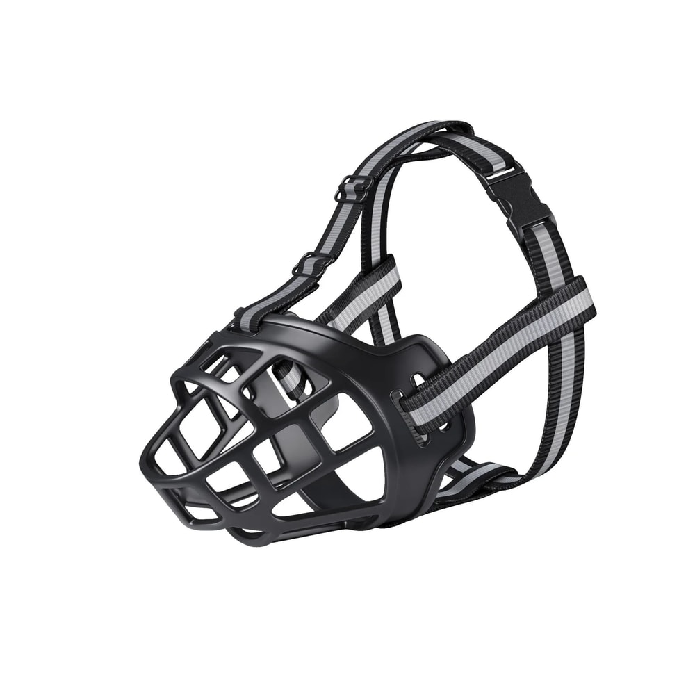Adjustable Reflective Breathable Dog Muzzle 6