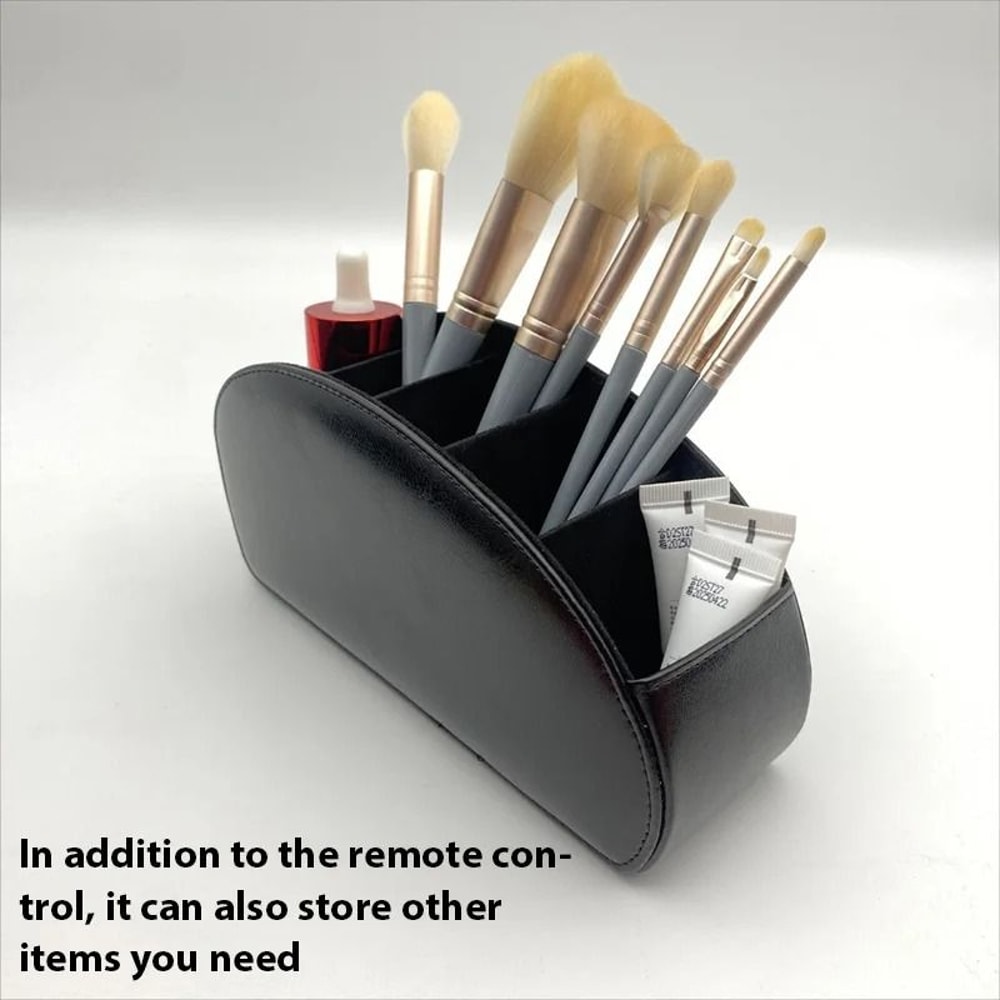 Premium PU Leather MultiCompartment Remote Organizer 1