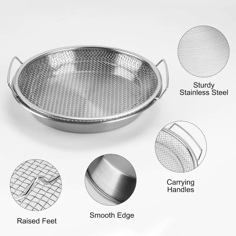 Polished Stainless Steel Professional Oil Filter Tray 1