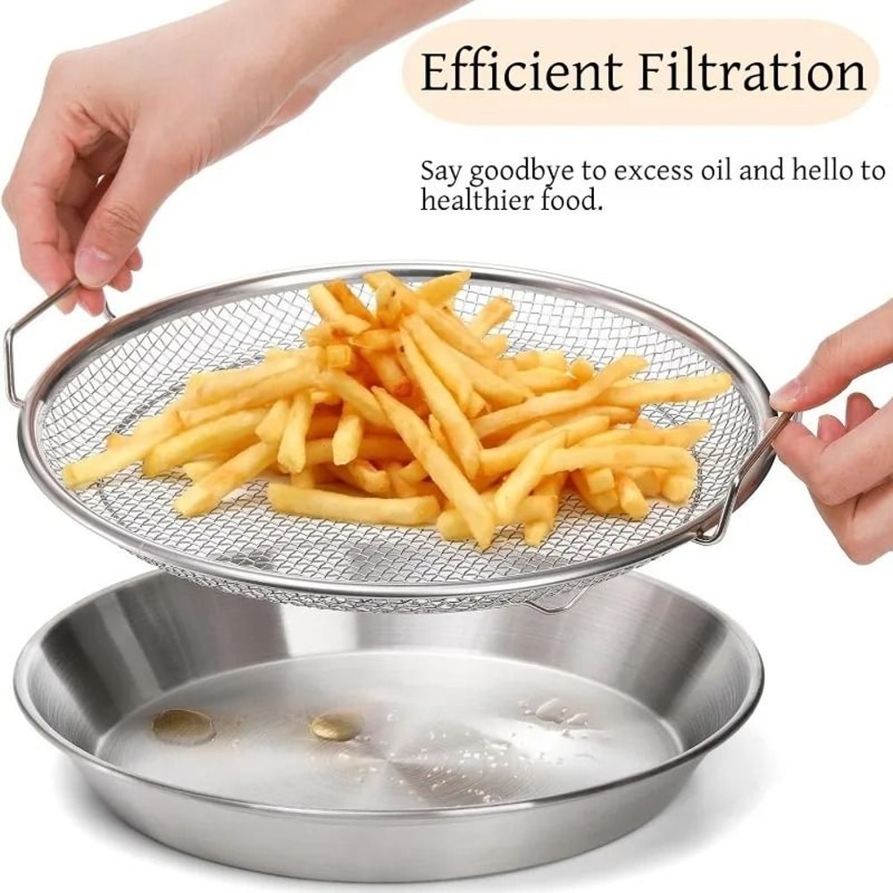 Polished Stainless Steel Professional Oil Filter Tray 2