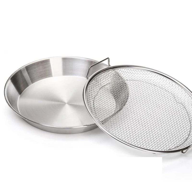 Polished Stainless Steel Professional Oil Filter Tray 8