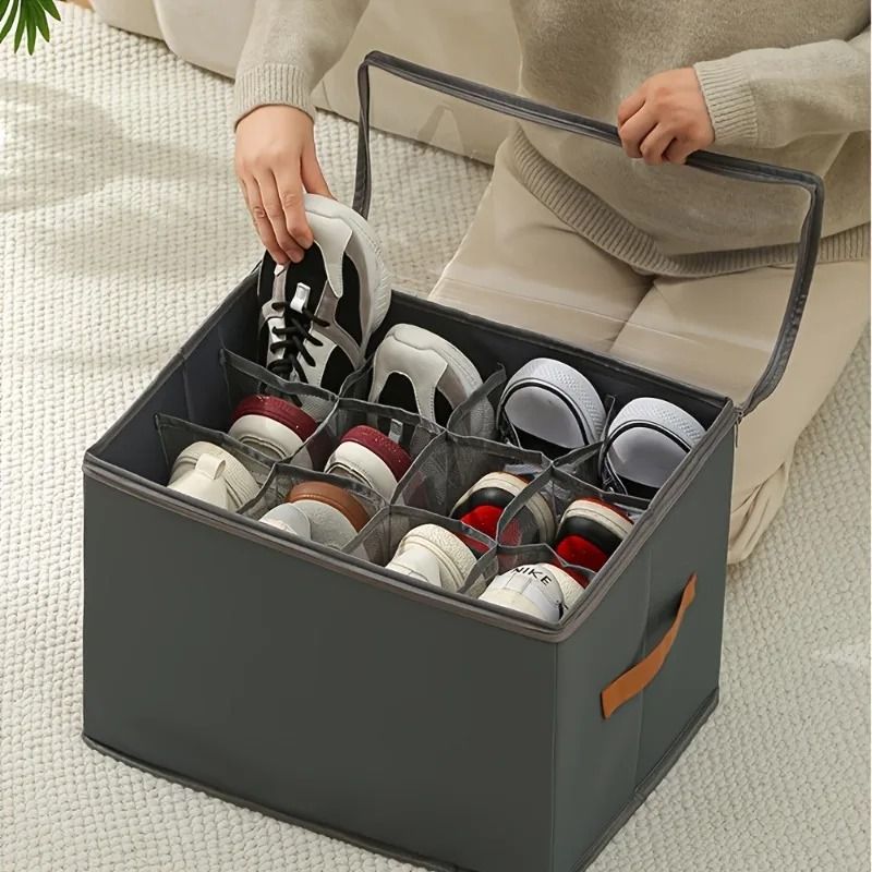 Foldable Oxford Fabric Professional Shoe Organizer 0