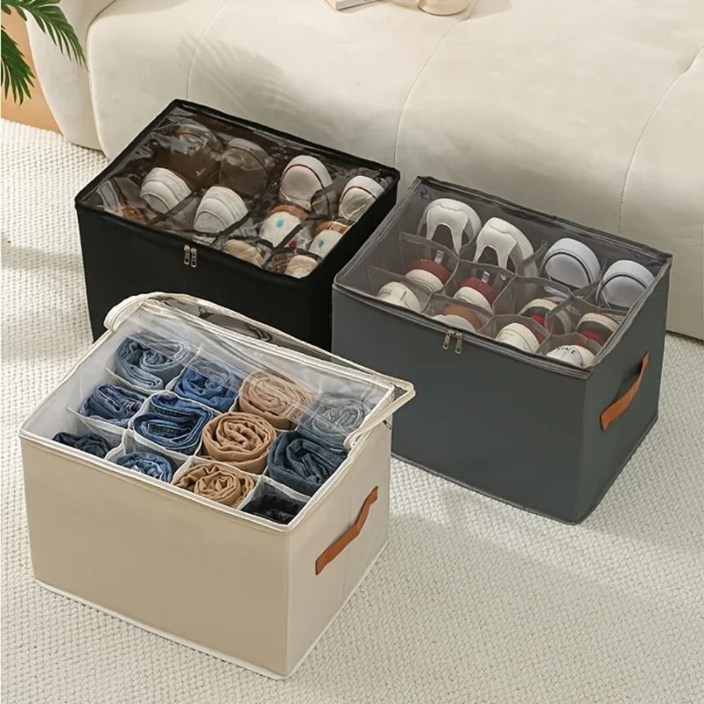 Foldable Oxford Fabric Professional Shoe Organizer 3