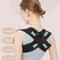 Medical Grade Adjustable Upper Back And Lumbar Posture Corrector 0