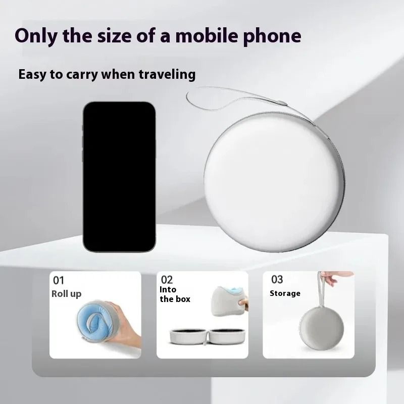 Ergonomic Cloud Support Memory Foam Travel Pillow 5