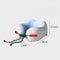 Ergonomic Cloud Support Memory Foam Travel Pillow 6