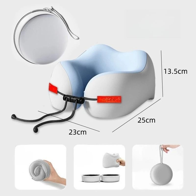 Ergonomic Cloud Support Memory Foam Travel Pillow 7