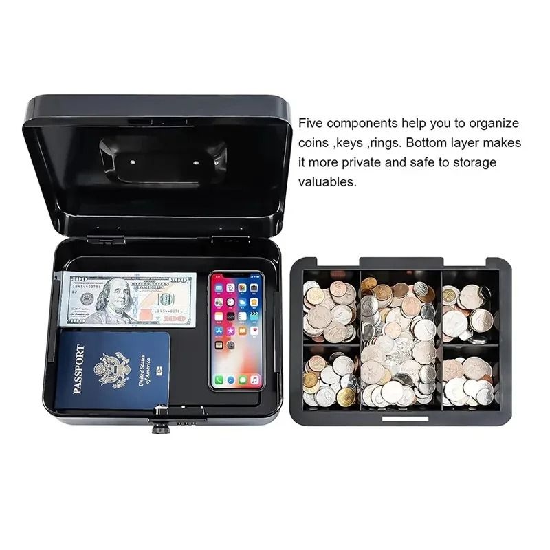 Heavy Duty Secure Cash And Valuables Storage Box 2