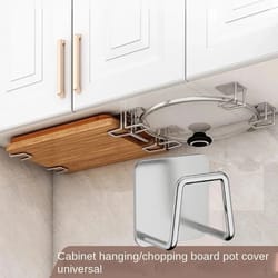 drill free stainless steel culinary storage rack