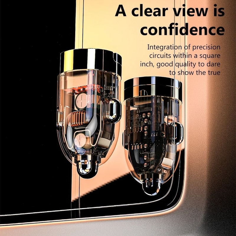 Elough 120W Transparent Fast Charging Car Adapter 3