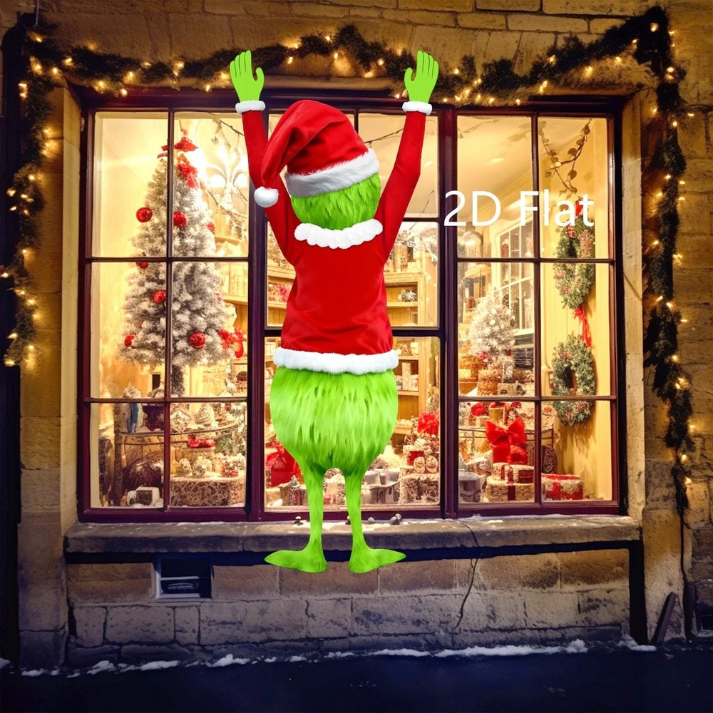 Festive Green Character 2D Acrylic Hanging Holiday Decoration 5