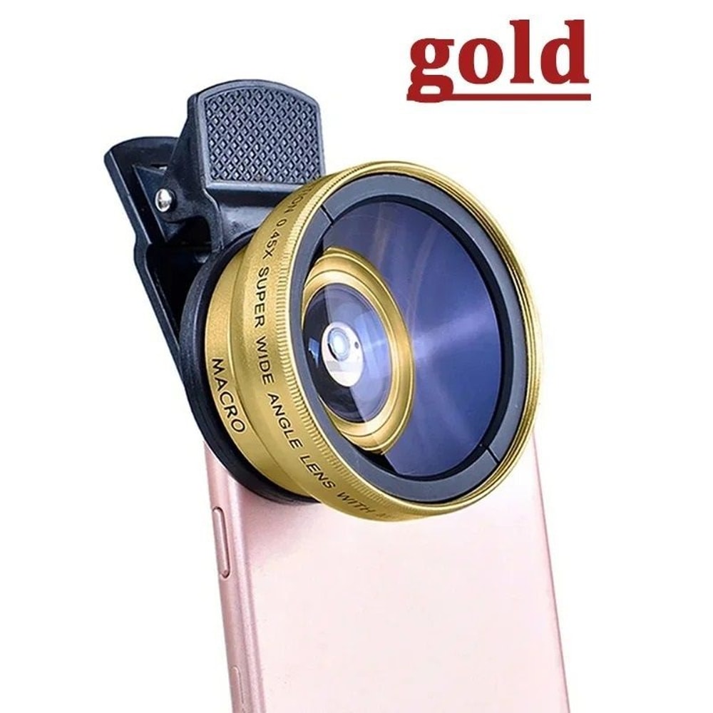 2 IN 1 Universal Wide Angle And Macro Mobile Lens Kit 8