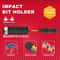 Impact Rated S2 Alloy Steel Mixed Power Driver Bit Set 4