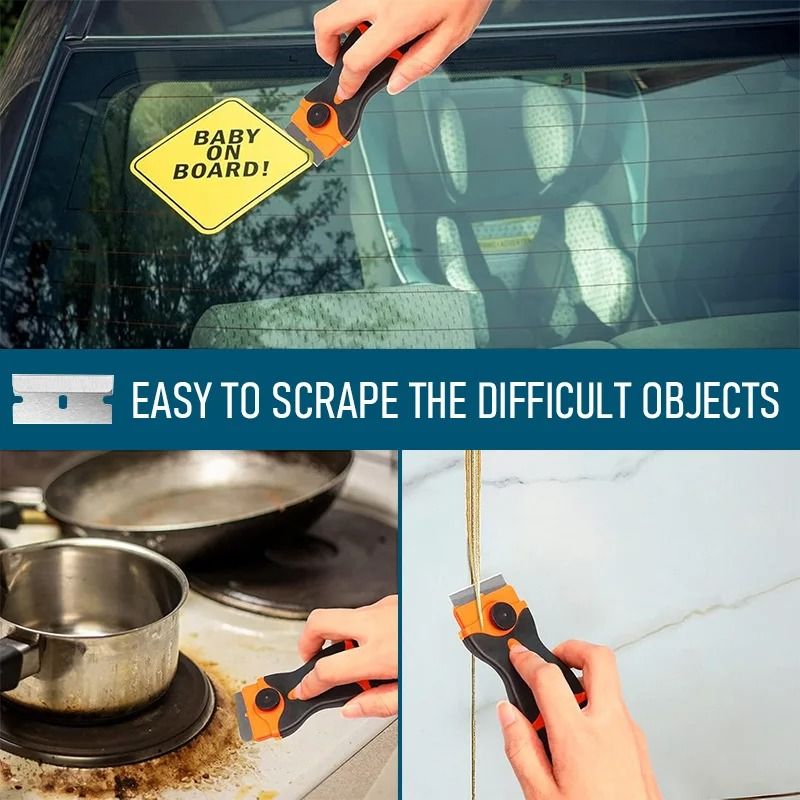 Multi Surface Safety Scraper And Cleaning Tool Set 3