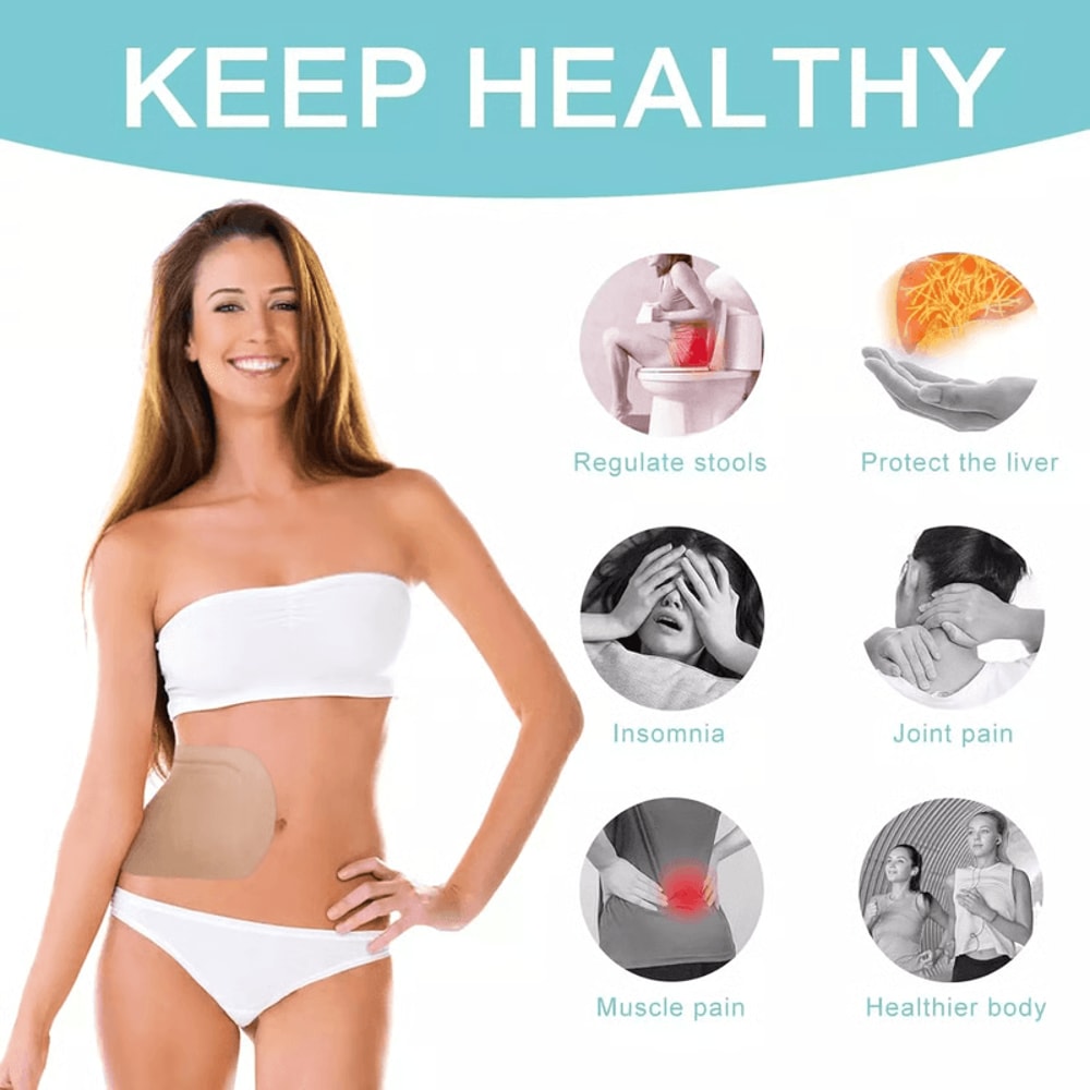 Disposable Castor Oil Pack Wrap Patches Organic Cotton Detox Support For Liver Belly 2