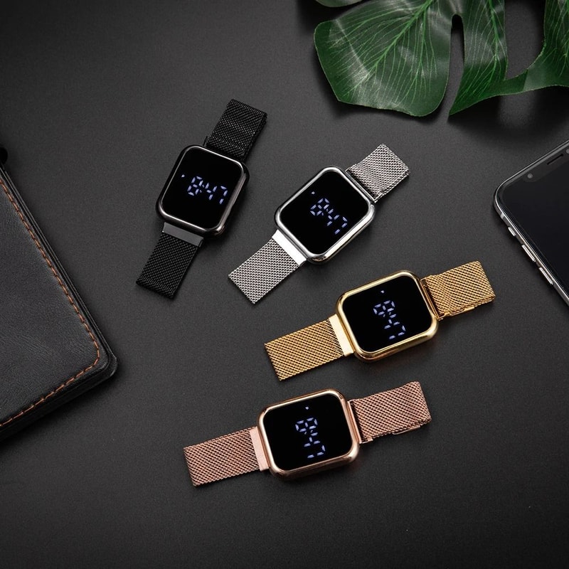 Luxury Digital LED Couple Wristwatch Set 0