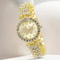 4 Piece Golden Butterfly Luxury Womens Watch Set 2