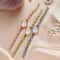 Ladies Retro Oval Rhinestone Luxury Quartz Watch 0