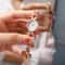 Ladies Retro Oval Rhinestone Luxury Quartz Watch 5