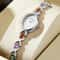 Ladies Retro Oval Rhinestone Luxury Quartz Watch 8