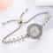 Womens Diamond Inlaid Quartz Crystal Wristwatch 3