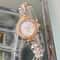Womens Diamond Inlaid Quartz Crystal Wristwatch 5