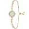 Womens Diamond Inlaid Quartz Crystal Wristwatch 6