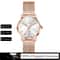 Elegant Rose Gold Quartz Bracelet Watch 0