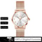 Elegant Rose Gold Quartz Bracelet Watch 0