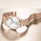 Elegant Rose Gold Quartz Bracelet Watch 1
