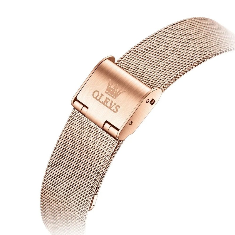 Elegant Rose Gold Quartz Bracelet Watch 2