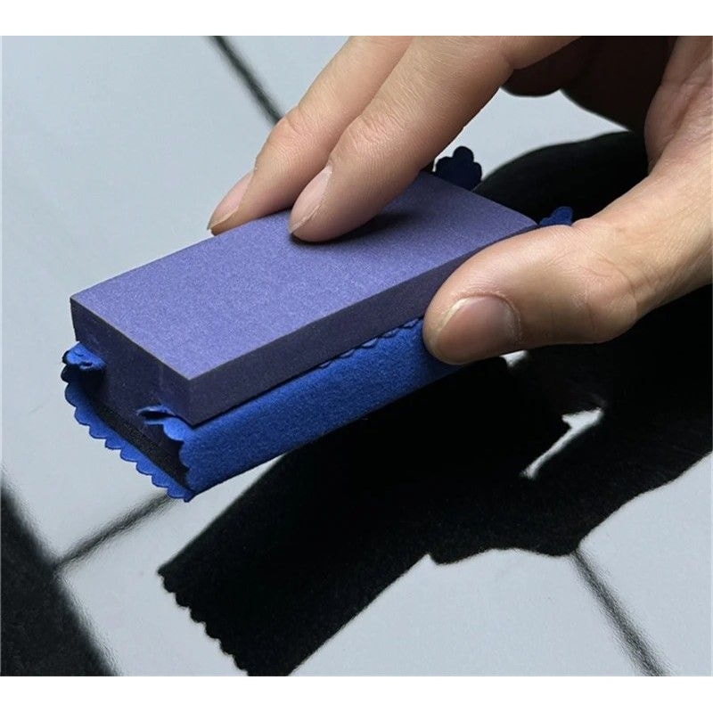 Purple Ceramic Coating Applicator And Suede Cloth Kit 0