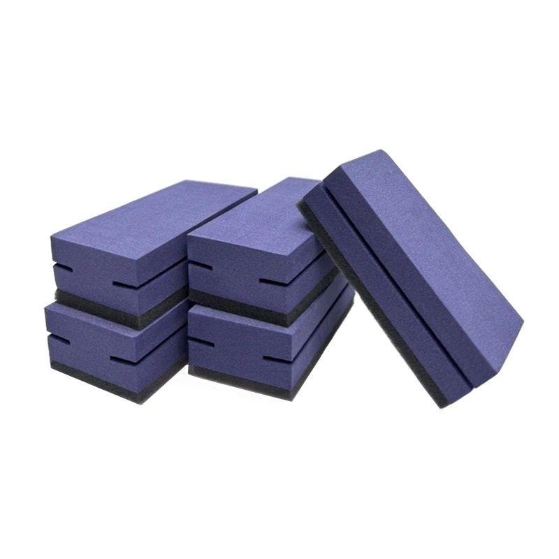Purple Ceramic Coating Applicator And Suede Cloth Kit 6