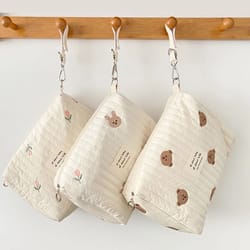 multi purpose embroidered mommy travel pouch