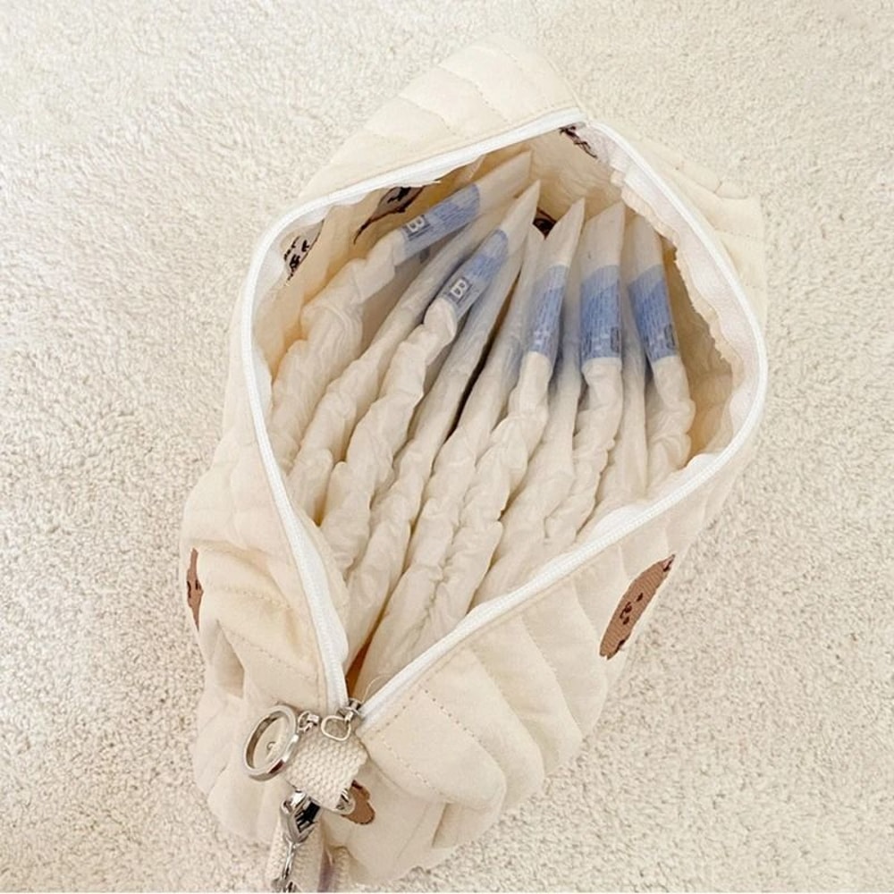 Multi Purpose Embroidered Mommy Travel Pouch 3