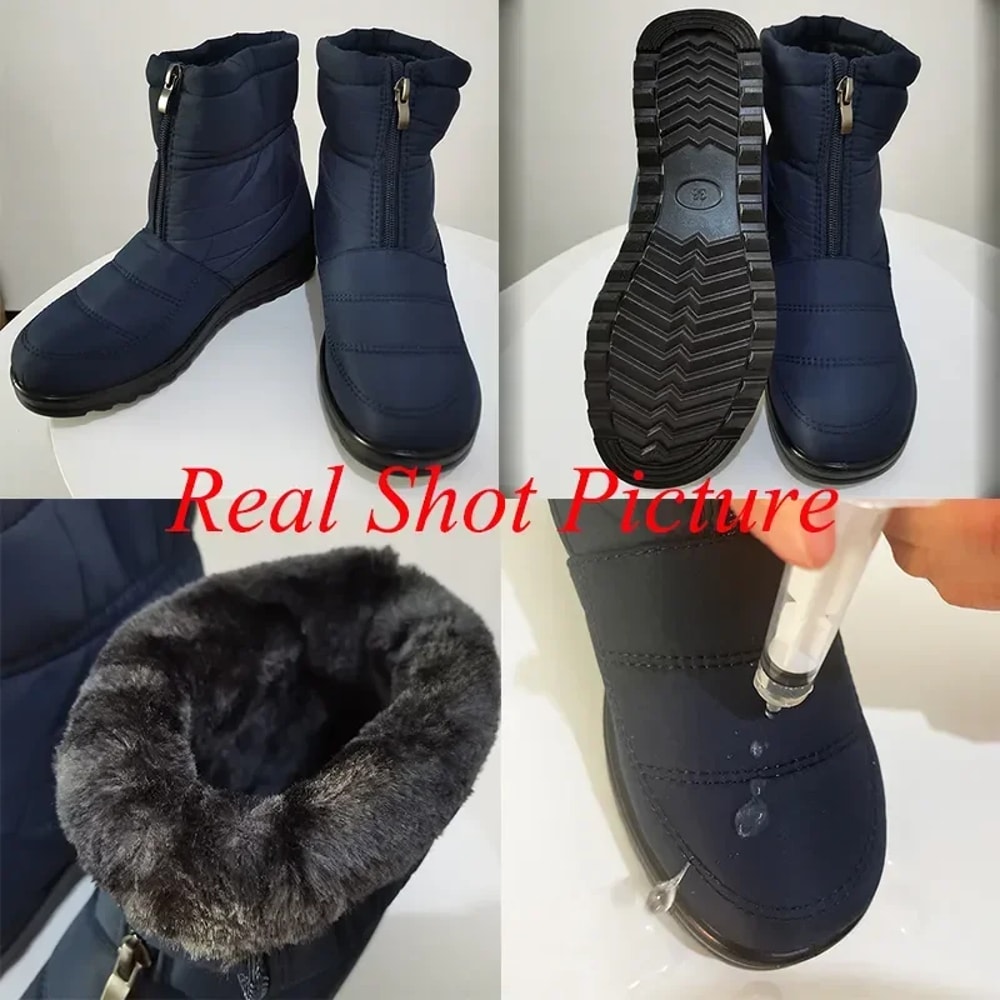 Women's Waterproof Non Slip Winter Snow Boots for Warm Comfort on Snowy Days