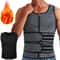 Mens Slimming Sauna Sweat Vest Fat Burner Waist Trainer For Core Shaping 0