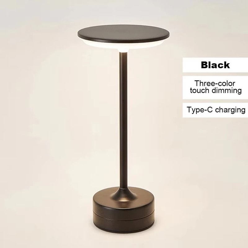 TriColor Dimmable Glass Atmosphere Table Lamp 8