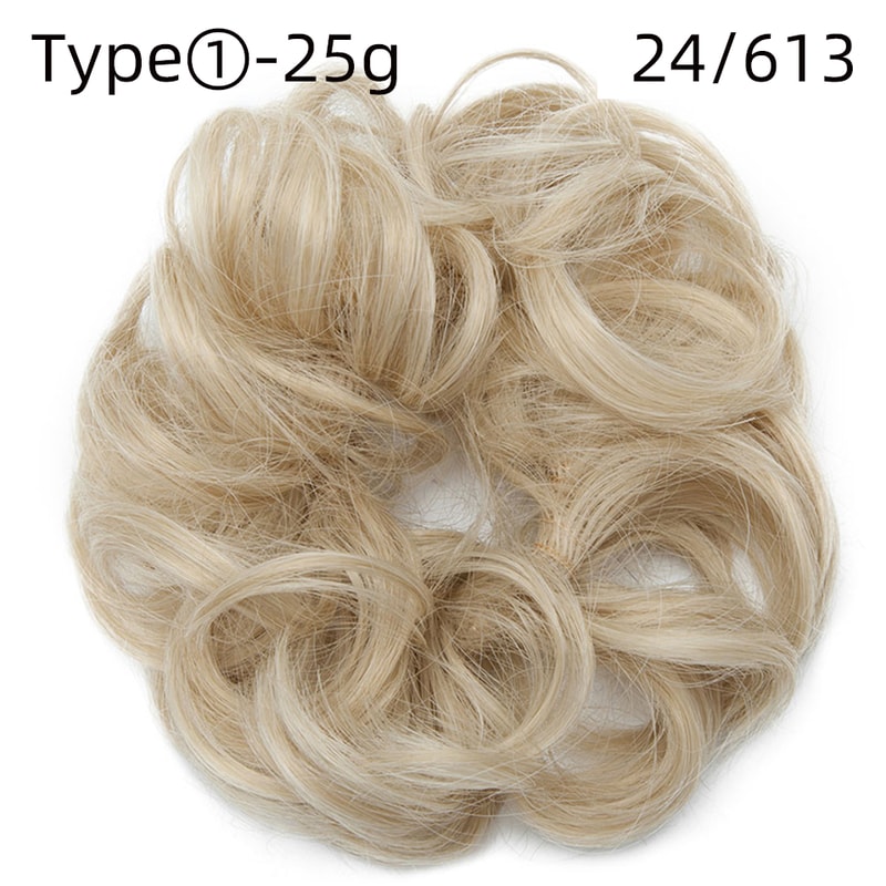 Rose Bun Hair Scrunchie for Effortless Messy Buns | Quick & Easy Volume Styling