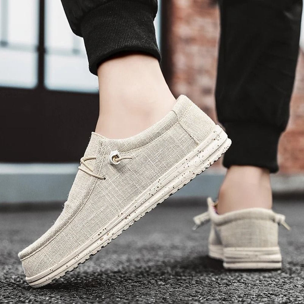 Breathable Canvas Walking Flats 0